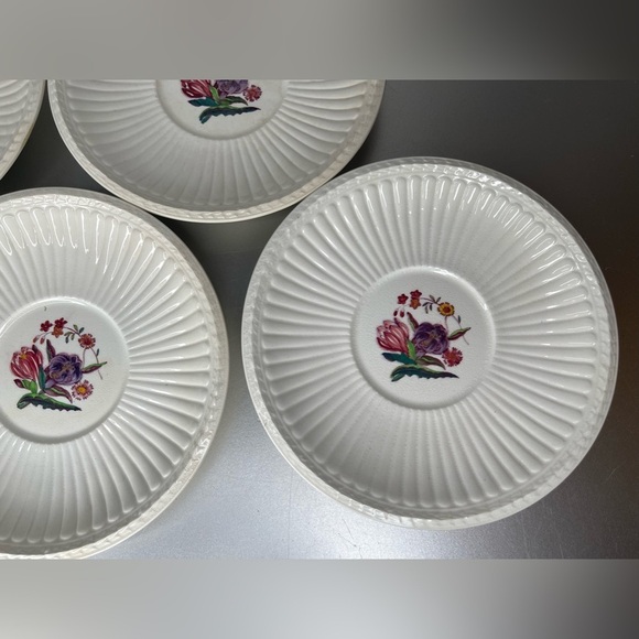 Vintage Wedgwood Edme Conway Plates/ Oversized Saucers Bread Plate Set Of 4 - Picture 2 of 7
